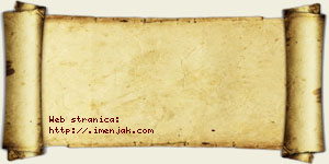 Teofan Blaževac vizit kartica